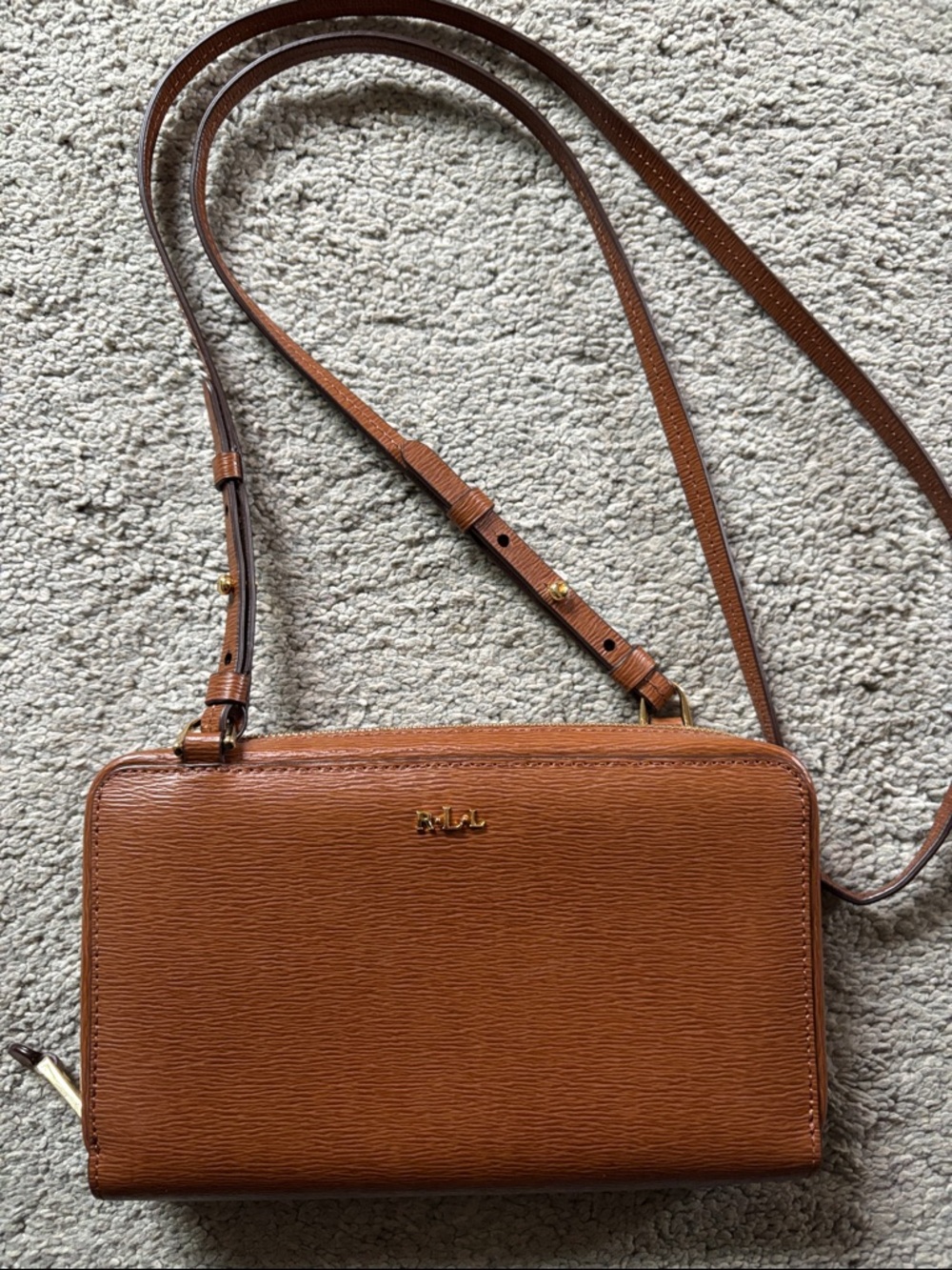Lauren Ralph Lauren Leather Clutch Crossbody